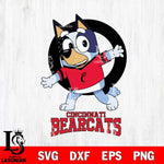 Cincinnati Bearcats Bandit Heeler Rugby Svg Eps Dxf Png File, Digital Download ,Instant Download, Cricut File