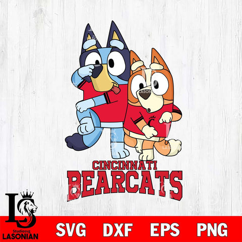 Cincinnati Bearcats Bluey Chilli Dance Mode Svg Eps Dxf Png File, Digital Download, Instant Download