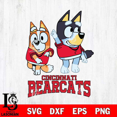 Cincinnati Bearcats Bluey Chilli Mode Dance Svg Eps Dxf Png File, Digital Download, Instant Download