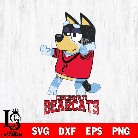 Cincinnati Bearcats Bluey Dad Dance Svg Eps Dxf Png File, Digital Download, Instant Download