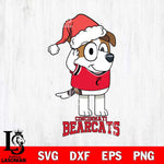 Cincinnati Bearcats Christmas Bluey Jack Sport Cut Files,Bluey Cricut,Christmas Svg , Bluey svg , Digital Download, dxf eps png pdf file