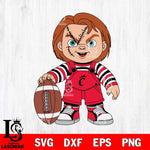 Cincinnati Bearcats Chucky Horror 7 Svg Eps Dxf Png File, NCAA svg, Digital Download, Instant Download