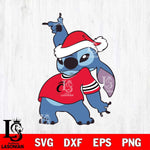 Cincinnati Bearcats Disney Lilo & Stitch Christmas Svg Eps Dxf Png File, Digital Download, Instant Download