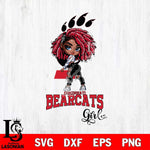 Cincinnati Bearcats Fan Girl Svg Eps Dxf Png File, Digital Download, Instant Download