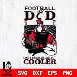 Cincinnati Bearcats Football Dad Cooler Svg Eps Dxf Png File, Digital Download, Instant Download