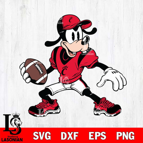 Cincinnati Bearcats Goofy Svg Eps Dxf Png File, NCAA svg, Digital Download, Instant Download