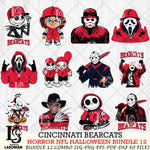 Cincinnati Bearcats Halloween Bundle 12 SVG Svg Eps Dxf Png File, NCAA bundle svg, Digital Download, Instant Download