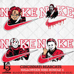 Cincinnati Bearcats Halloween Nike NCAA Bundle 4 Svg Eps Dxf Png File, Digital Download, Instant Download