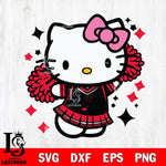 Cincinnati Bearcats Hello Kitty Cheerleader 4 Svg Eps Dxf Png File, Digital Download, Instant Download