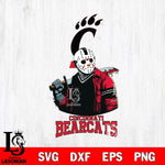 Cincinnati Bearcats Jason Voorhees 10 Svg Eps Dxf Png File, Digital Download