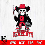 Cincinnati Bearcats Jason Voorhees 3 Svg Eps Dxf Png File, Digital Download