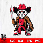 Cincinnati Bearcats Jason Voorhees Horror Svg Eps Dxf Png File, NCAA svg, Digital Download, Instant Download