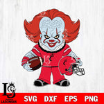 Cincinnati Bearcats Pennywise Horror Sport Svg Eps Dxf Png File, Digital Download