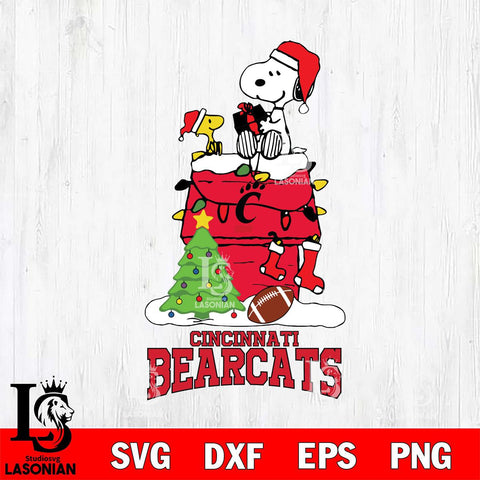 Cincinnati Bearcats Snoopy Sport 11 Svg Eps Dxf Png File, Digital Download