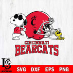 Cincinnati Bearcats Snoopy Sport 2 Svg Eps Dxf Png File, Digital Download