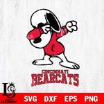 Cincinnati Bearcats Snoopy Sport 3 Svg Eps Dxf Png File, Digital Download