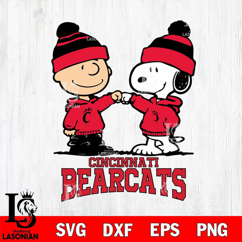 Cincinnati Bearcats Snoopy Sport 9 Svg Eps Dxf Png File, Digital Download