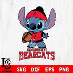 Cincinnati Bearcats Stitch Disney, Svg Eps Dxf Png File, Digital Download