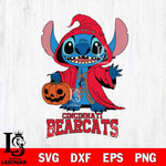 Cincinnati Bearcats Stitch Horror Svg Eps Dxf Png File, NCAA svg, Digital Download, Instant Download