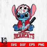 Cincinnati Bearcats Stitch Jason Voorhees Svg Eps Dxf Png File, NCAA svg, Digital Download, Instant Download