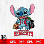 Cincinnati Bearcats Stitch Zombie Svg Eps Dxf Png File, NCAA svg, Digital Download, Instant Download