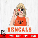 Cincinnati Bengals And Taylor Swift Fan Svg Eps Dxf Png File, Digital Download, Instant Download