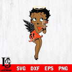 Cincinnati Bengals Betty Boop Angel SVG Svg Eps Dxf Png File, Digital Download, Instant Download