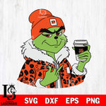 Cincinnati Bengals Boujee Grinch 7 Svg Eps Dxf Png File, Digital Download, Instant Download