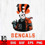 Cincinnati Bengals Jason Voorhees 10 Svg Eps Dxf Png File, Digital Download