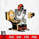 Cincinnati Bengals Shit On Pittsburgh Steelers Svg Eps Dxf Png File, Digital Download, Instant Download