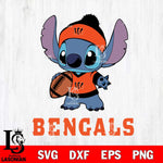 Cincinnati Bengals Stitch Disney, Svg Eps Dxf Png File, Digital Download