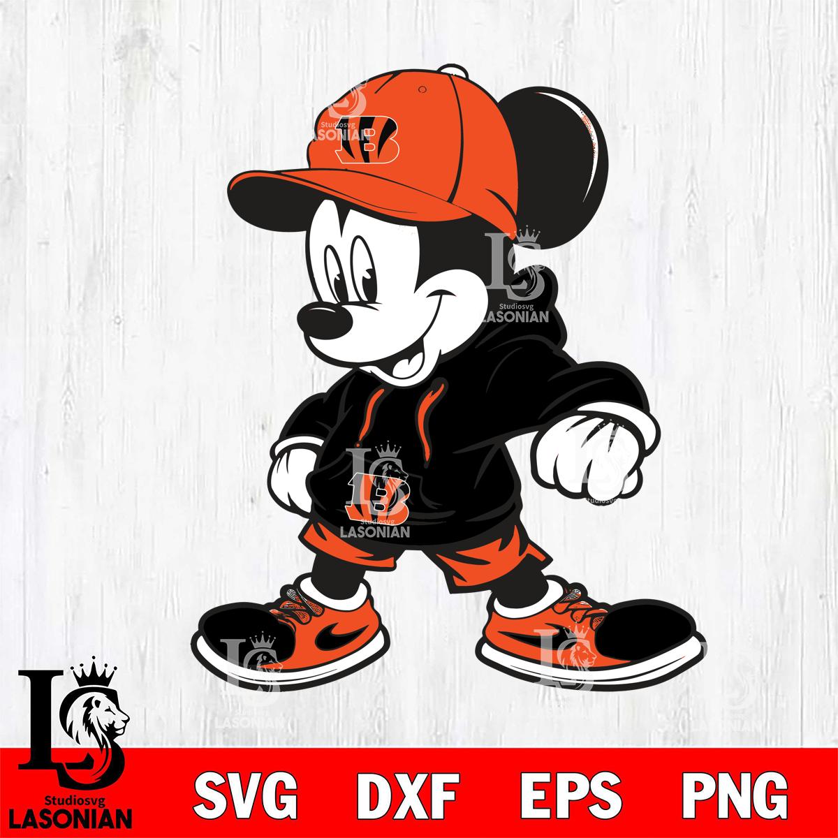 Cincinnati Bengals mickey mouse NFL – lasoniansvg