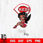 Cincinnati Reds Beauty Black Fairy Betty Boop