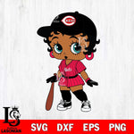 Cincinnati Reds Betty Boop MLB 7 Svg Eps Dxf Png File,MLB svg, Digital Download, Instant Download