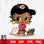 Cincinnati Reds Betty Boop MLB 9 Svg Eps Dxf Png File,MLB svg, Digital Download, Instant Download