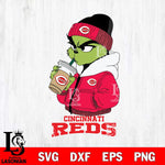 Cincinnati Reds Grinch Bougie Sport Svg Eps Dxf Png File, Digital Download, Instant Download