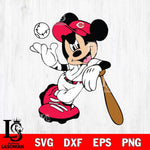 Cincinnati Reds Mickey Svg Eps Dxf Png File, Digital Download, Instant Download