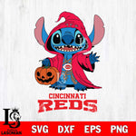 Cincinnati Reds Stitch Horror Svg Eps Dxf Png File, MLB svg, Digital Download, Instant Download