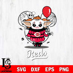 Cincinnati Reds Stitch Pennywise Halloween Svg Eps Dxf Png File, Digital Download, Instant Download