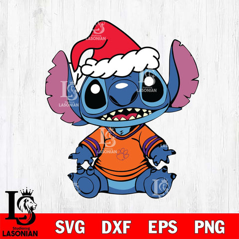 Clemson Tigers Baby Stitch Christmas Svg Eps Dxf Png File, Digital Download, Instant Download