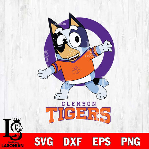 Clemson Tigers Bandit Heeler Rugby Svg Eps Dxf Png File, Digital Download ,Instant Download, Cricut File