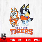 Clemson Tigers Bluey Chilli Mode Dance Svg Eps Dxf Png File, Digital Download, Instant Download