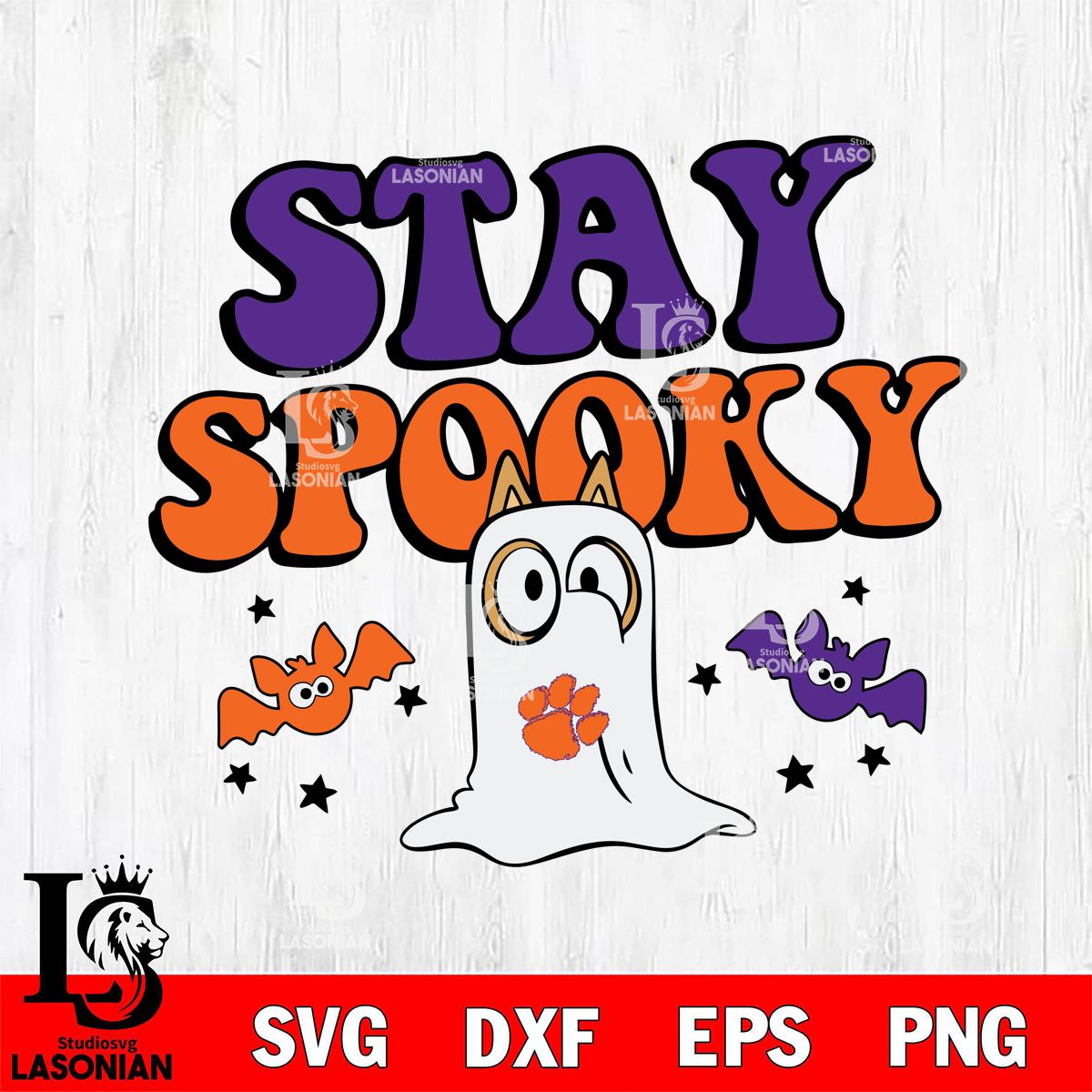 Clemson Tigers Bluey Halloween Stay Spooky – lasoniansvg