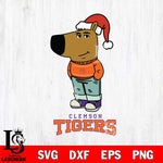 Clemson Tigers Chill Guy Christmas Svg Eps Dxf Png File,NCAA Svg Files,Chill Guy svg ,Digital Download ,Instant Download, Cricut File