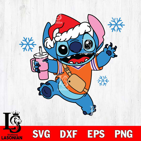 Clemson Tigers Christmas Stitch With Tumbler Svg Eps Dxf Png File, Digital Download, Instant Download