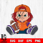 Clemson Tigers Chucky Horror 11 Svg Eps Dxf Png File, NCAA svg, Digital Download, Instant Download