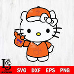 Clemson Tigers Hello Kitty sport 5 Svg Eps Dxf Png File, NCAA svg, Digital Download, Instant Download