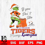 Clemson Tigers Merry kissmyass grinch Svg Eps Dxf Png File,NCAA Svg Files,Digital Download,Sublimation,Instant Download