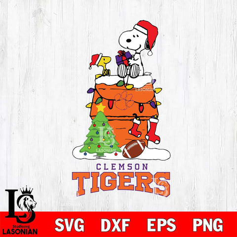 Clemson Tigers Snoopy Sport 11 Svg Eps Dxf Png File, Digital Download