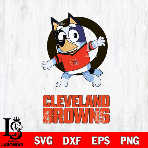 Cleveland Browns Bandit Heeler Rugby Svg Eps Dxf Png File, Digital Download ,Instant Download, Cricut File